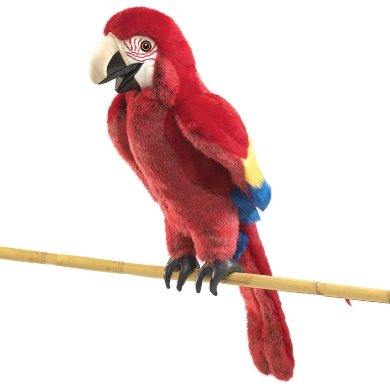 marioneta de loro de Folkmanis